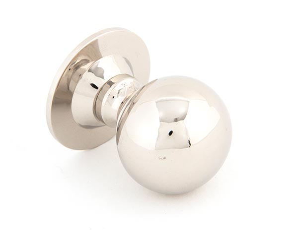 Polished Nickel Ball Cabinet Knob 31mm