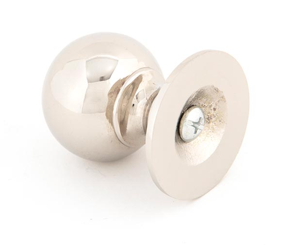 Polished Nickel Ball Cabinet Knob 31mm
