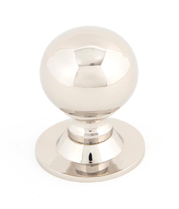 Polished Nickel Ball Cabinet Knob 31mm