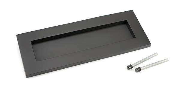 Aged Bronze Small Letter Plate