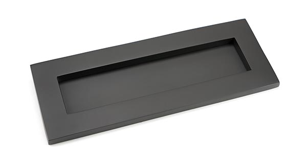 Aged Bronze Small Letter Plate