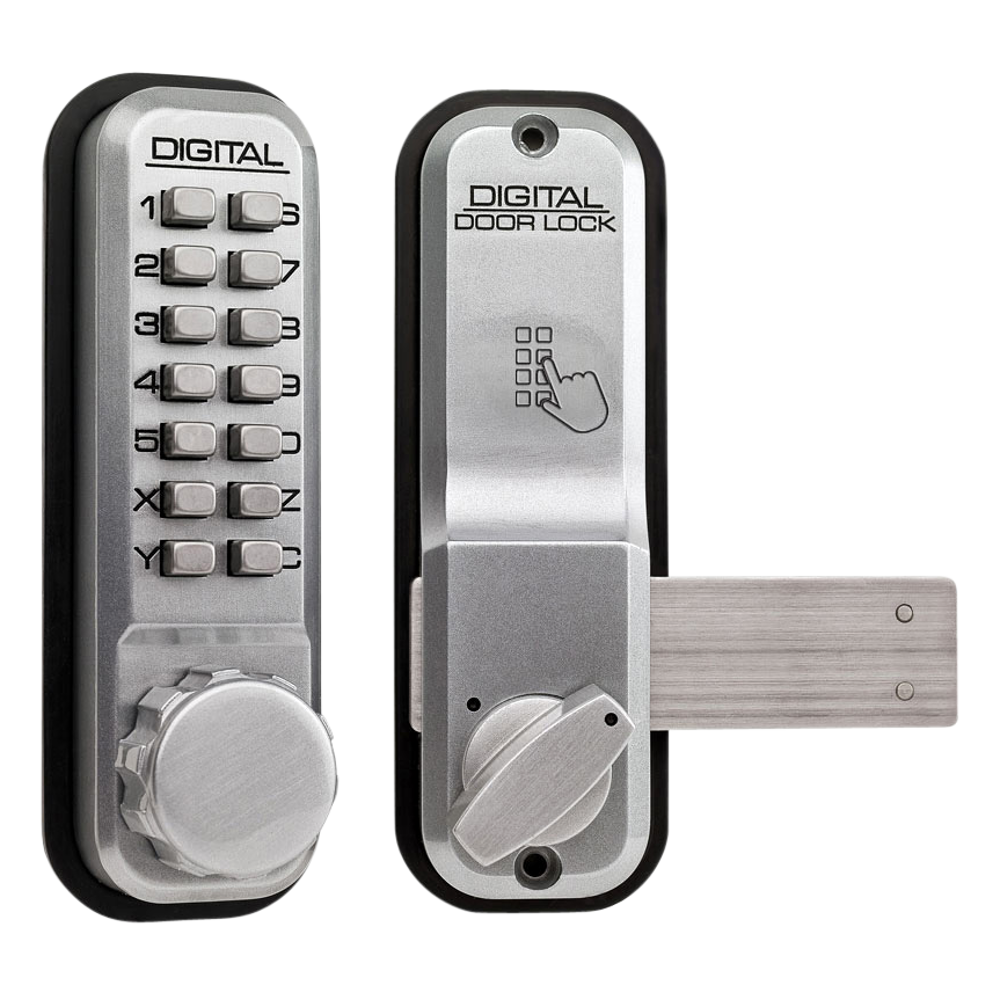 LOCKEY 2200 Series Digital Lock With Rim Dead Bolt - SC