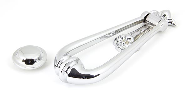 Polished Chrome Loop Door Knocker