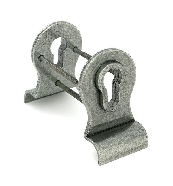 Pewter 50mm Euro Door Pull (Back to Back fixings)