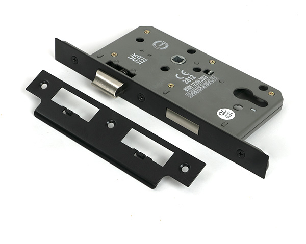 Black 60mm Backset 72mm Centre - Euro Sashlock