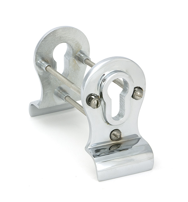 Polished Chrome 50mm Euro Door Pull (Back to Back fixings)