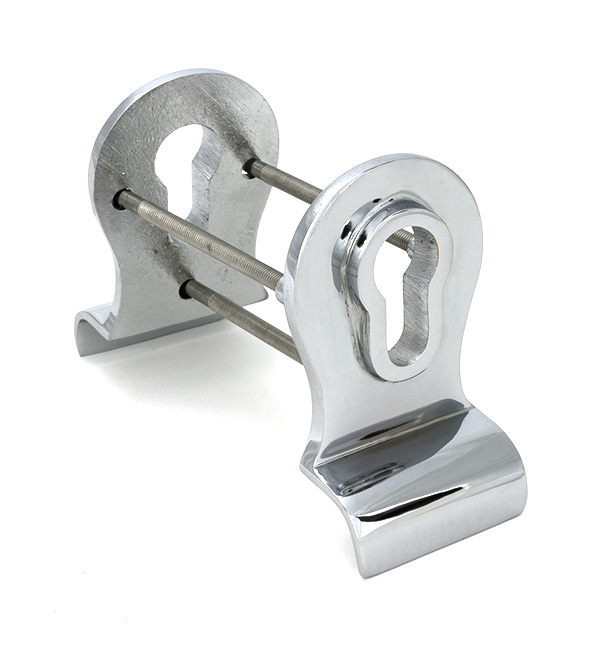 Polished Chrome 50mm Euro Door Pull (Back to Back fixings)