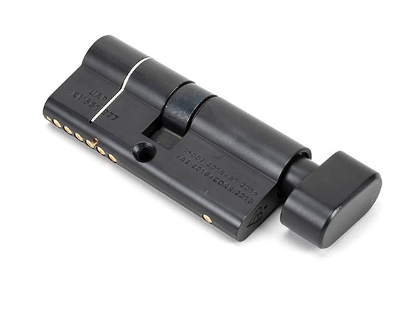 Black 35/35 6pin Euro Cylinder/Thumbturn KD