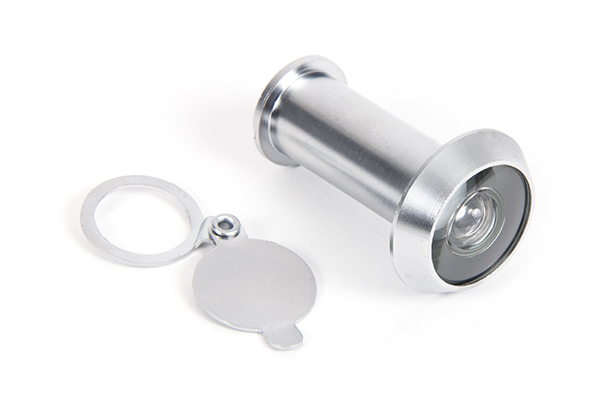 Satin Chrome Door Viewer 180° (34-56mm Door)