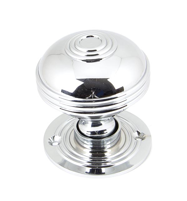 Polished Chrome 63mm Prestbury Mortice/Rim Knob Set