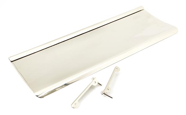 Polished Nickel Large Letter Plate Cover