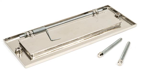 Polished Nickel Small Letter Plate