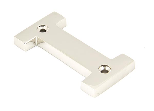 Polished Nickel Letter I