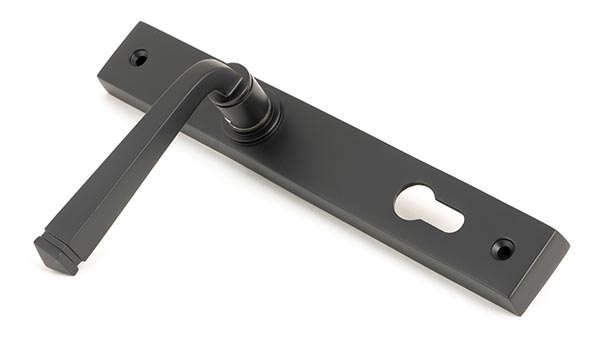 Aged Bronze Avon Slimline Lever Espag. Lock Set