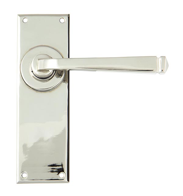 Polished Nickel Avon Lever Latch Set