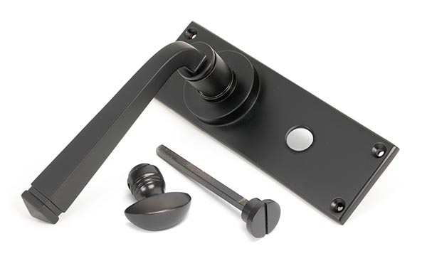 Aged Bronze Avon Lever Bathroom Set