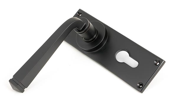 Aged Bronze Avon Lever Euro Lock Set