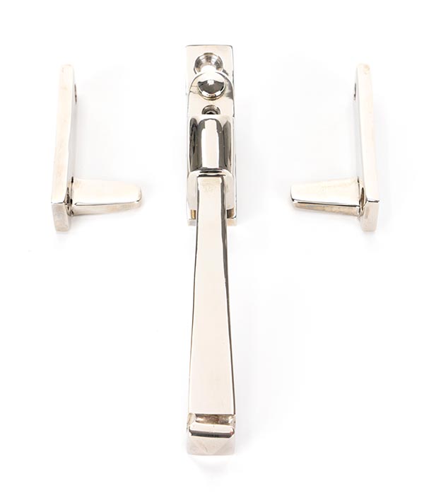 Polished Nickel Night-Vent Locking Avon Fastener