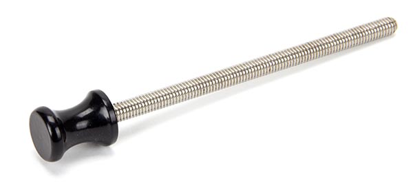 Black ended SS M6 110mm Threaded Bar