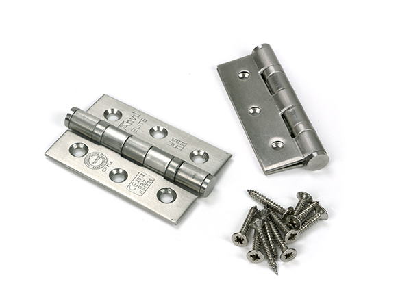 Satin SS 3" Ball Bearing Butt Hinge (pair)