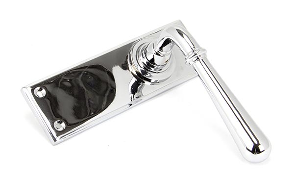 Polished Chrome Newbury Lever Latch Set