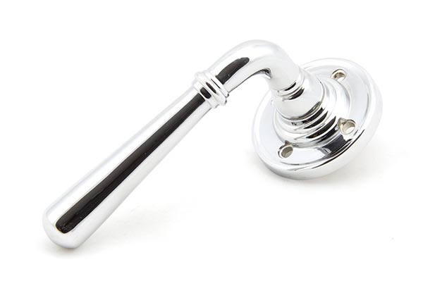 Polished Chrome Newbury Lever on Rose Set