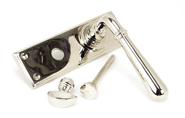 Polished Nickel Newbury Lever Bathroom Set