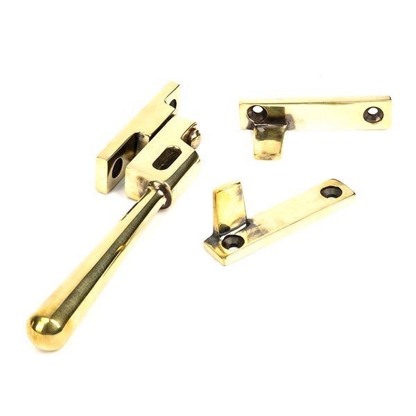 Aged Brass Night-Vent Locking Newbury Fastener