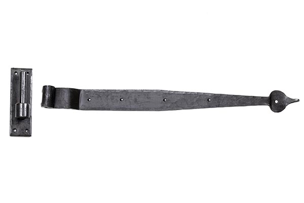 External Beeswax 24" Hook & Band Hinge - Cranked (pair)