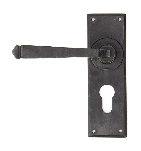 External Beeswax Avon Lever Euro Lock Set