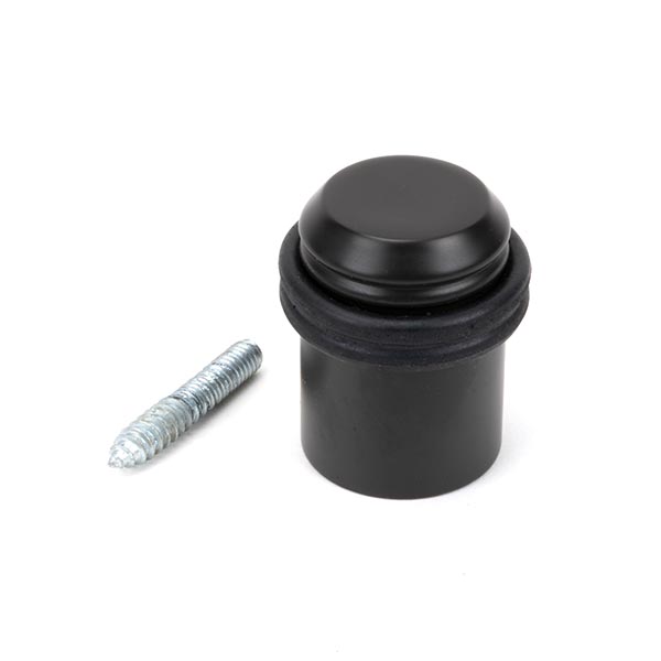 Aged Bronze Floor Mounted Door Stop