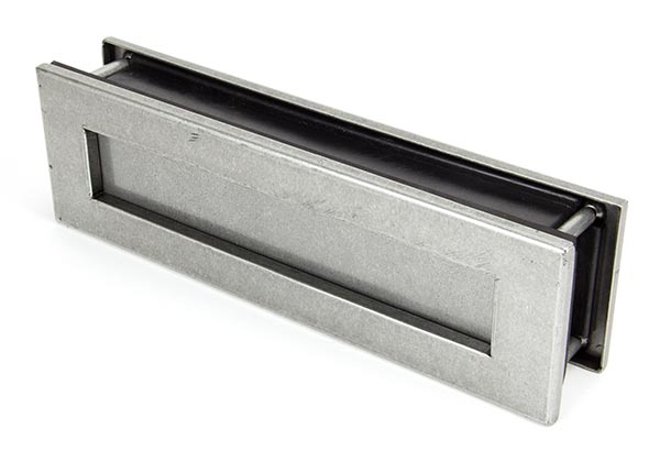 Pewter Traditional Letterbox