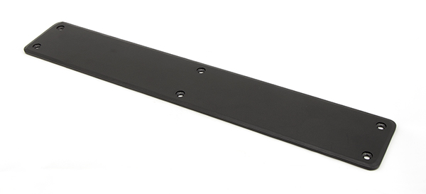 Black 400mm Plain Fingerplate