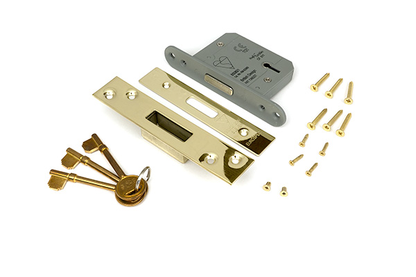 PVD 2½" 5 Lever BS Deadlock