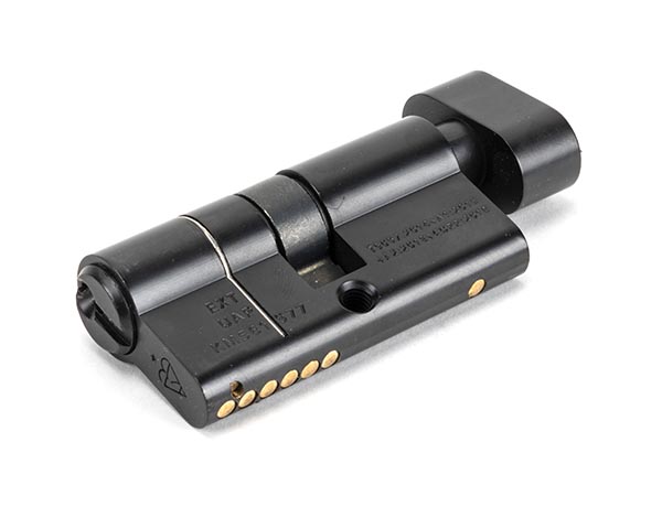 Black 30/30 6pin Euro Cylinder/Thumbturn KA
