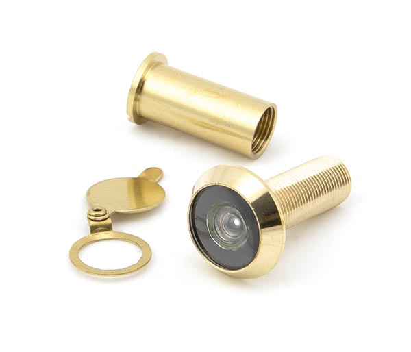 Lacquered Brass Door Viewer 180° (34-56mm Door)