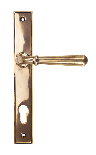 Polished Bronze Newbury Slimline Lever Espag. Lock