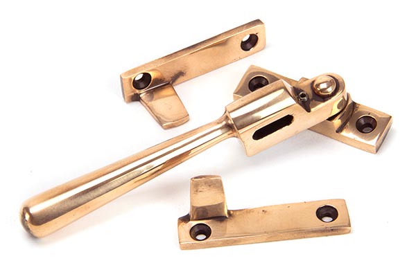 Polished Bronze Night-Vent Locking Newbury Fastener