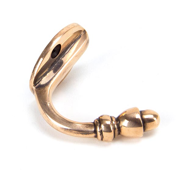 Polished Bronze Coat Hook
