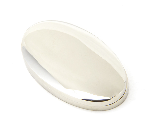 Polished Nickel Oval Escutcheon & Cover