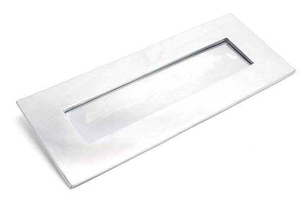 Satin Chrome Small Letter Plate