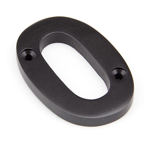 Aged Bronze Numeral 0