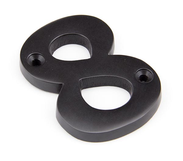 Aged Bronze Numeral 8