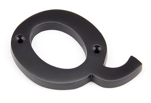 Aged Bronze Letter Q