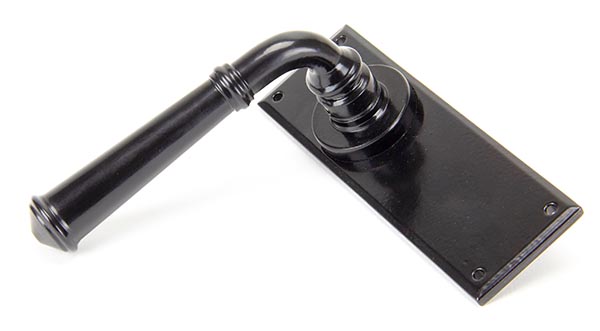 Black Regency Lever Latch Set
