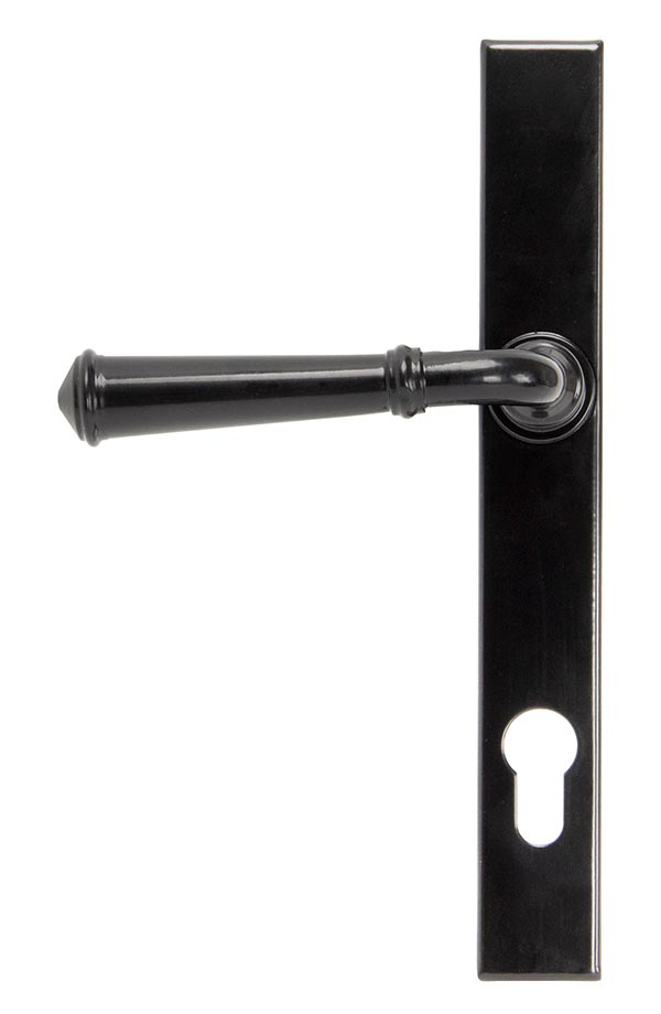 Black Regency Slimline Lever Espag. Lock Set