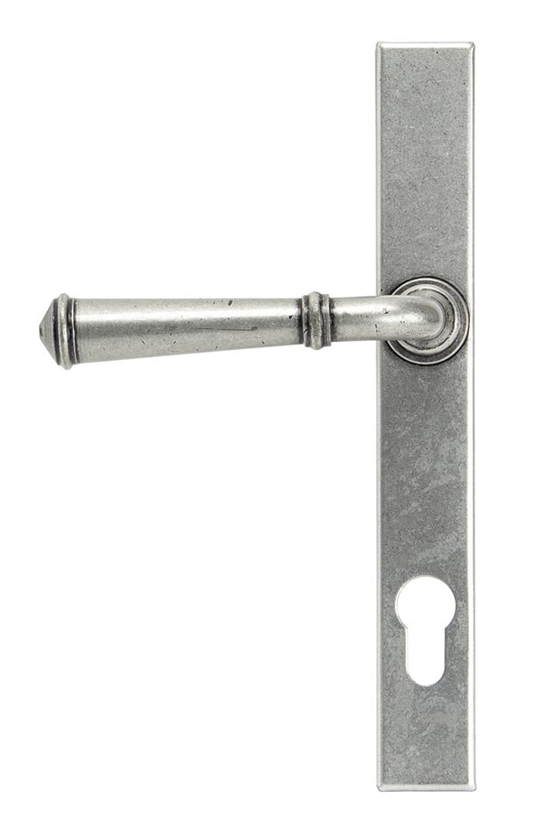 Pewter Regency Slimline Lever Espag. Lock Set