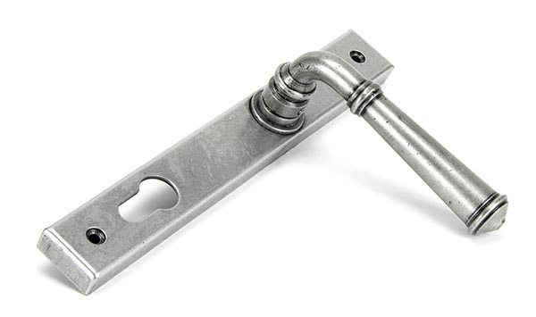 Pewter Regency Slimline Lever Espag. Lock Set
