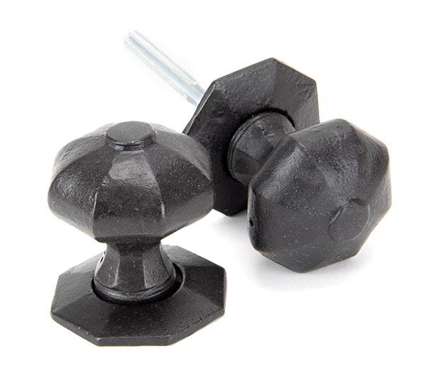 External Beeswax Octagonal Mortice/Rim Knob Set