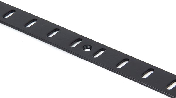 Black Flat Bookcase Strip 1.83m